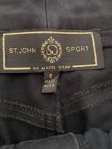 St.John Sport Marie Gray Stretch J EAN S Black Women Pants Size 6 - £19.75 GBP
