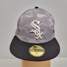 New Era MLB Chicago White Sox Ghost Camo 59FIFTY Fitted Cap Hat 7 3/8 - $553.35 MXN