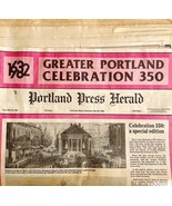 Portland Maine 350th Anniversary Newspaper 1982 Complete Vintage Press H... - $273.39 CAD