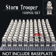 100pcs/set Clone Storm Trooper Star Wars Mini Figures Building Blocks  - £111.88 GBP