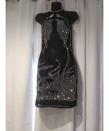 sequin little black Sheer  dress in Black - size XL Sequins - $532.95 MXN