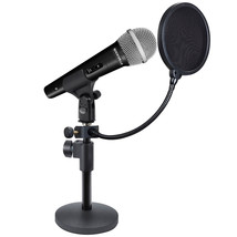 Rockville Microphone+Desktop Mic Stand+Pop Filter 4 Recording, Studio, Podcast - £75.75 GBP