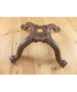 Cast Iron Stool Base 4 Prong Bar Stool Table Seat Square Restoration *WO... - $919.74 MXN