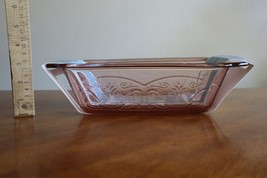 Anchor Hocking Laurel Rectangle Loaf Bread Baking Dish Pink 1.5Qt 5.5&quot;x9&quot; USA - £39.34 GBP