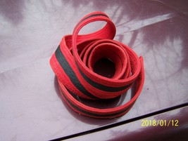 Macho Martial Arts red with black stripe 2/160 belt - £3.13 GBP