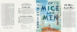 John Steinbeck OF MICE AND MEN facsimile dust jacket for first &amp; early e... - £18.01 GBP