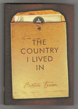 Boston Teran COUNTRY I LIVED IN First edition SIGNED Novel Conspiracy Pr... - $35.99