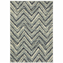 10' X 13' Gray and Ivory Geometric Power Loom Area Rug - $756.49