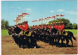 Postcard RCMP Musical Ride Royal Canadian Mounted Police - £2.32 GBP