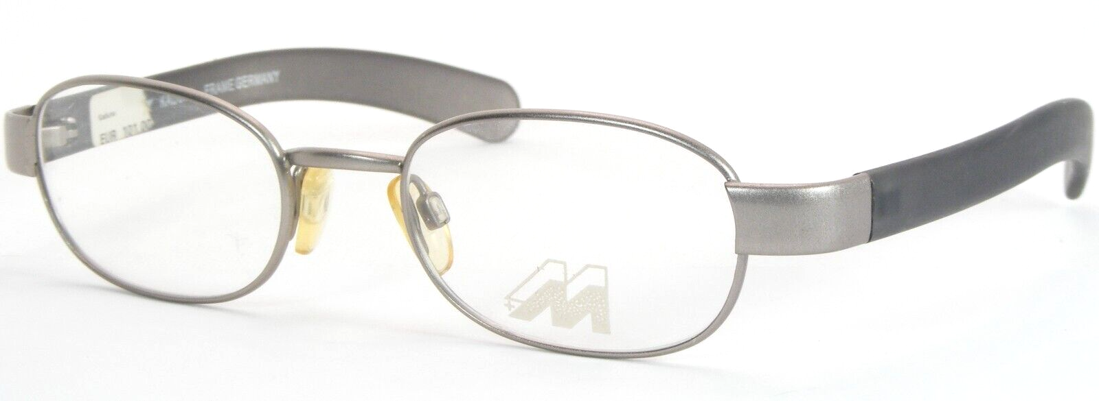Vintage MEITZNER KADUNA 5010 Silver /Grey UNIQUE RARE EYEGLASSES 46-19-1... - $67.42