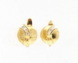 Cubic zirconia Women&#39;s Earrings 18kt Yellow Gold 359446 - £184.17 GBP