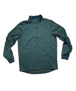 Under Armour 1/4 Zip Sweatshirt Cold Gear Mens S Small Green Space Dye - $380.59 MXN