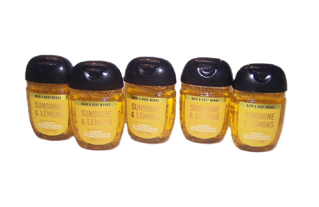 Sunshine & Lemons PocketBac Hand Sanitizer 5 Pack Bath & Body Works