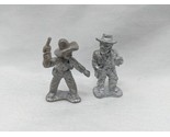 Lot Of (2) Hovels 25mm Sheriff With Gun And Town Mayor Metal Miniatures - £25.37 GBP