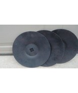 antique disk harrow blades -- 13 1/2&quot; diameter -- 1 1/4&quot; square center h... - $18.00
