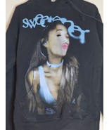 Ariana Grande Tour Hoodie Women M Black God Is A Woman Sweetener World 2... - $51.41