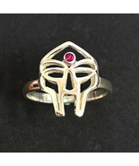 Silver MF Doom Ring - $72.00