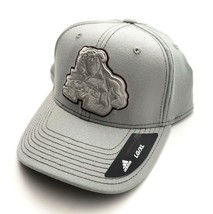 Mississippi State Bulldogs NCAA Adidas Baseball Flex Fitted Hat Gray/Maroon L/XL - £21.36 GBP