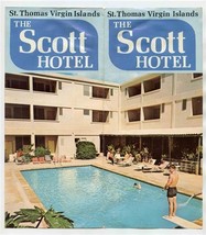 The Scott Hotel Brochure St Thomas Virgin Islands 1970&#39;s - $21.78