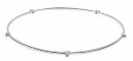 Stackable Eternity Bangle Women&#39;s Bracelet Slip-on 0.15Ct Diamond 14k Wh... - $21,843.20 MXN