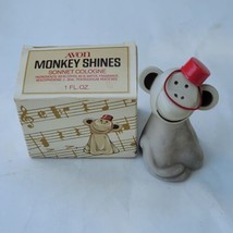 Avon Monkey in a Red Fez Bottle with Sonnet Cologne Perfume  - $19.79