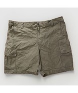 Magellan Olive Green Cargo Shorts Mens Size 44W Cotton Outdoors Casual - $8.00