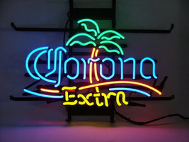 Corona Extra Palm Tree Neon Sign 16&quot;x14&quot; - £117.20 GBP