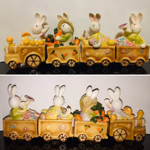 Vintage Collectible Easter Bunny Train by Studio 33 - £39.27 GBP
