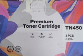 Black TN450 Toner Cartridge, 3 Pcs - £51.49 GBP