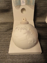 2006 Lladro Porcelain Christmas Tree Ball Ornament - £40.20 GBP