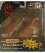 Star Wars: Obi Wan Kenobi Lightsaber Handle Triggers Battle Swing - $571.18 MXN