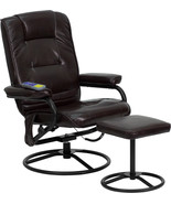 Massage Brown Leather Recliner BT-703-MASS-BN-GG - $360.84 CAD