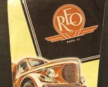 REO Model 23 Sales Brochure - £45.75 GBP