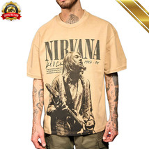 Nirvana Oversized T shirt American Band Tee Printed 100% Cotton - £35.49 GBP