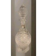 Christmas Holiday Crystal Glass Bird Design Decanter - $370.72 MXN