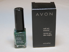 Avon Nail Art Enamel Styled Green 6 ml 0.20 fl oz nail polish mani pedi;; - £8.13 GBP