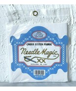 Needle Magic Cross Stitch Fabric - White Aida 18 Count 100% Cotton 12&quot; x... - $87.68 MXN