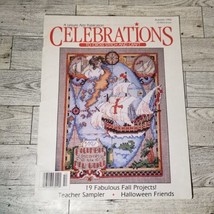 Leisure Arts Autumn 1992 Celebrations Cross Stitch & Craft Magazine/Patterns - $7.21