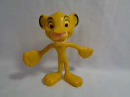 Walt Disney World Resort Bendable Simba Lion King PVC Figure 4&quot; - £1.18 GBP