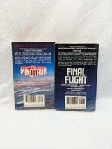 Lot of (2) Stephen Coonts Action Thriller Novels The Minotaur Final Flight  - £23.67 GBP