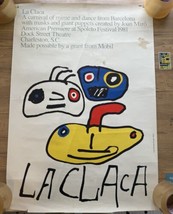 Joan Miro Ivan Chermayeff 1981 La Claca Spoleto Festival Charleston, S.C Poster - £116.30 GBP