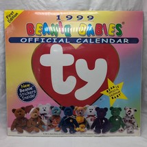 First Edition 1999 Beanie Babies Official Calendar With Stickers Sealed - $15.83