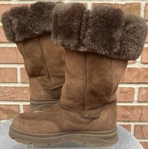Women&#39;s Cabela&#39;s Shearling Brown Boots Size 8M - $65.00
