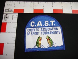 Vintage Fishing patch Cast Couples Association of Sports Tournaments - £14.78 GBP