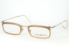 Emporio Armani Ea 152 1253 Dark Beige /GOLD Eyeglasses Glasses 48-19-145mm Italy - £66.17 GBP