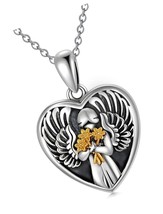 Mother s Day Gift Sunflower Angel Locket That - $153.80