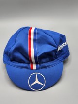 Mercedes Boston Marathon Running Hat 1980s Painter Style Blue Cap it All Vtg - £18.82 GBP