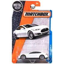 Matchbox 2017 MBX Adventure City Tesla Model S 26/125, White - £21.16 GBP