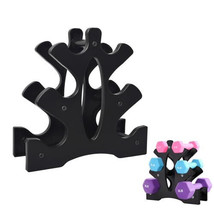 Weight Rack for Dumbbells 3 Tier, Plastic Dumbell Rack, Compact Weight Holders f - £44.98 GBP