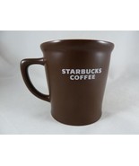 Starbucks 16oz Coffee Mug 2008 Dark Brown Cream Interior Ceramic 2 Avail... - £13.91 GBP